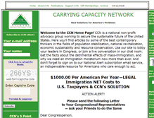 Tablet Screenshot of carryingcapacity.org